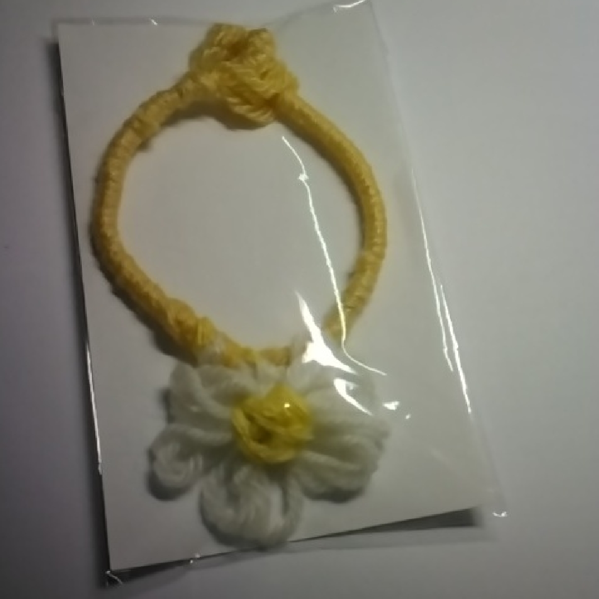 Lorena Espinoza Design Yellow And White Bracelet 7$